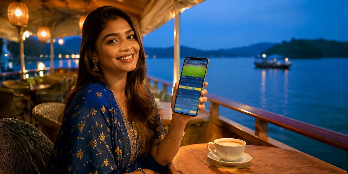 রাঙামাটিতে মোবাইলে স্পোর্টস বেটিং উপভোগ করছেন একজন ব্যবহারকারী